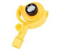 TOPINCN Mini Prisma Topográfico, Hoja de Objetivo Reflector Portátil con Soporte de Base ABS para Inspección de Carreteras de Minas y Túneles de Estaciones Totales (YELLOW)
