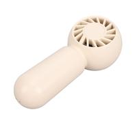 TOPINCN Mini Ventilador de Mano, Ventilador de Cuello Portátil, Diseño Eléctrico de Viento Fuerte de 4 Velocidades con Cuerda para Colgar, Ligero y Compacto para el Hogar, Oficina, (marrón beis)