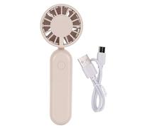 TOPINCN Mini Ventilador Recargable, Portátil, Turbo, Mini Ventilador, Lindo Turbo, Mano Pequeña, Artículos Esenciales de Viaje Personales para Mujeres y Niñas (148 * 51*Ahm)