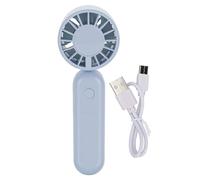 TOPINCN Mini Ventilador Recargable, Portátil, Turbo, Mini Ventilador, Lindo Turbo, Mano Pequeña, Artículos Esenciales de Viaje Personales para Mujeres y Niñas (148 * 51*Ahm)
