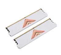 TOPINCN Módulo de Memoria RAM de Escritorio, 1,35 V 8 GB PCB DDR4 RAM 2 Piezas 3600 MHz para Oficina (Blanco)