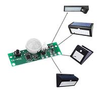 TOPINCN Módulo de Sensor Infrarrojo Sensible de Placa de Circuito de Lámpara Solar para Control de Luz de Pared 3,7 V para Camino de Jardín Al Aire Libre