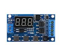 TOPINCN - Módulo De Tiempo Delay Multifunción Con Interruptor De Encendido/Apagado, Pantalla Digital Led Cc, 5 V - 36 V