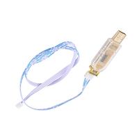 TOPINCN Módulo USB a TTL Cable de Programación PLC Convertidor Compacto Transmisión de Señal Rápida Portátil para Uso en Exteriores Material Plástico como Se Muestra en la Imagen