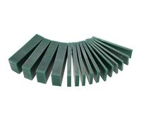TOPINCN Molde de Cera para Tallar, Color Verde Duro, para Grabado Detallado de Joyas, Juego de 15 Piezas, Ideal para Hacer Joyas Hechas a Mano, 4/6/8/21mm