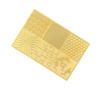 TOPINCN Molde de Cobre para Cubitos de Hielo, Herramienta Personalizada para Prensar Hielo con Diseño Estampado, Molde Creativo para Cubitos de para Cócteles, Whisky y Bebidas de