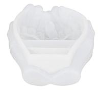 TOPINCN Molde de Resina de Silicona Molde de Epoxi de Fundición de Resina con Forma de Manos Espejo Acabado Brillante Material Premium Respetuoso con el Medio Ambiente para