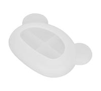 TOPINCN Molde de Resina para Jabonera de Oso, Diseño Giratorio, Material de Silicona, Ideal para Manualidades y Decoración del Hogar