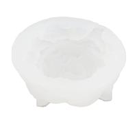 TOPINCN Molde de Silicona 3D con Forma de Peonía para Velas, Decoración de Pasteles, Chocolate y Fabricado con Material Seguro Apto para Uso Alimentario, Reutilizable, Antiadherente y