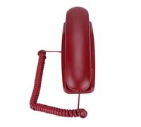 TOPINCN Montaje en Pared Sin Identificador de Llamadas Función de Silencio de Flash del Teléfono Rellamada Al último Número Teléfono Familiar del Hotel, Comercial Que Ahorra Energía para la Oficina