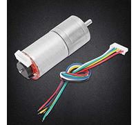 TOPINCN Motor Codificador de Motor de Engranaje de 12 V con Engranaje de Metal de Alta Resistencia para Electrodomésticos Inteligentes y Robótica (RPM 40)