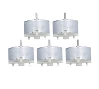 TOPINCN Motor de Cepillo DC RF-500TB Motor de Engranaje Pequeño de Alto par para de Transmisión UAV 5 Uds Aleación Micro Eléctrico 3V 2700rpm