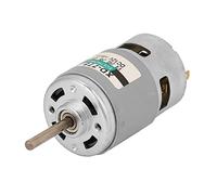 TOPINCN Motor de Eje de Extensión 775 de Alta Velocidad 80W DC 12V 24V para Electrónica Automotriz y Modelos de Aviones (12V10000RPM)