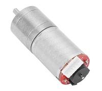 TOPINCN Motor de Engranaje Codificador de 12V CC, Potente Motor de Reducción de Velocidad para Robot RC, Coche, Tamaño de 25mm (Velocidad 20)