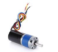 TOPINCN Motor de Engranaje de CC, Engranaje de Metal Eléctrico sin Escobillas, 36 Mm, Alta Torsión, Poco Ruido, 24 V para una Larga Vida útil (120RPM)