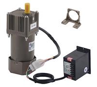 TOPINCN Motor de Engranajes Monofásico de 90 W con Motor de y bajo Ruido para la Industria del Automóvil (Relación de reducción 5k)