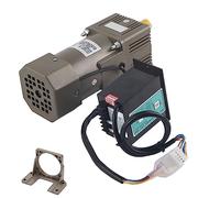 TOPINCN Motor de Engranajes Monofásico de 90 W con Motor de y bajo Ruido para la Industria del Automóvil (Relación de reducción 20k)