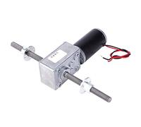TOPINCN Motor de Engranajes Motor Helicoidal Compacto y Duradero para Uso Doméstico con Eje Doble M8, Funcionamiento Silencioso y de bajo Consumo Energético, Paquete de 1 2 Bridas (Relación de