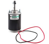 TOPINCN Motor De Imán Permanente Dc 12 / 24V 30W De Alta Velocidad Cw/Ccw Motor De Engranaje Eléctrico Reversible De Bajo Ruido Para Generador De Bricolaje(24V 6000 Rpm)