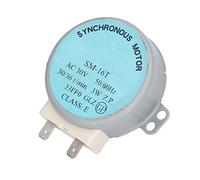 TOPINCN Motor Plato Giratorio Horno Microondas SM 16T Ac30V Cobre Original Motor Original Aluminio Agitación para Motor Microondas Reemplazo Motor Motor Microondas (Motor Plano)