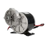 TOPINCN Motor Reductor de Engranajes de CC Cepillado de 250 W con Piñón de 9 Dientes, Motor Eléctrico Confiable para Scooter de Bicicleta Eléctrica, para Entusiastas del Bricolaje, Aluminio