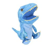 TOPINCN Muñeca de Mano de Dinosaurio de Felpa con Boca Móvil, Tamaño Espectáculos de Relaciones Entre e Hijos (Blue)