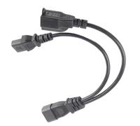 TOPINCN Mystical/Fantasy Retardant C14 a C13 Nema 5-15R Cable de Alimentación Hembra Cable de Extensión Divisor en Y Seguro para Electrodomésticos Adecuado para Electrónica Material de PVC