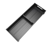 TOPINCN Organizador de Cajones para Cubiertos, Bandeja de Utensilios de Cocina con Divisores Ajustables, Almohadillas Antideslizantes, Diseño Apilable para Organización de Cajones (15x4 1cm/5,9x16,1