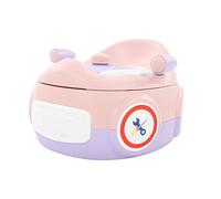 TOPINCN Orinal Portátil para bebé con Forma de Coche, para un Fácil Entrenamiento, Inodoro Multifuncional para Uso Doméstico, Material PP Ligero, Ideal para Viajar (rosa púrpura)