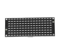 TOPINCN Panel de Control de Matriz LED 8x16 Módulo LED Chip AIP1640 Confiable para Hoteles Señales Publicitarias Al Aire Libre, Computadoras Placa única DC3.3-5V