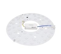 TOPINCN Panel de Luz para Ventilador de Techo de 24 W, Kit de Adaptación de Luz de Techo LED Regulable Magnética de 270 Mm con Función de Memoria para Lámpara de con de