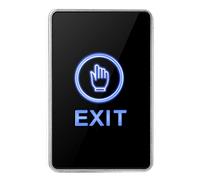 TOPINCN Panel de Sensor Táctil Interruptor de Control de Acceso de Luz LED para Seguridad en el Hogar, Interruptor de Sensor Táctil Duradero para Instituciones Comerciales, Fácil Instalación para