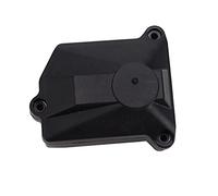 TOPINCN para Caja Receptora Axial Protector Resistente Al Agua para Axial SCX10 III Material Plástico Negro 1 Juego