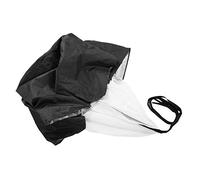 TOPINCN Paraguas de Resistencia Al Paracaídas de Arrastre de Fútbol, Ayuda a Mejorar el Poder Explosivo, Adecuado para Entrenamiento de Fuerza, Deportes Al Aire (Black)