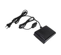 TOPINCN Pedal de Control de Máquina de Coser, Interruptor de Pie con Cable de Alimentación para 15 66 99 201 221 27 206 301A 401 1200 y Más