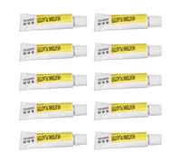 TOPINCN Pegamento de Grasa de Silicona Aislamiento Efectivo Pasta Térmica GPU 10 Uds 5g Disipación de Calor para Instrumentos 1.5MPA