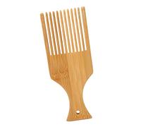 TOPINCN Peine Multiusos para Tejer Tapices para el Cuidado del Cabello y la Barba, Madera de bambú, Cómodo, Ligero y Portátil