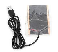 TOPINCN Película Calefactora para Reptiles, Almohadilla Térmica de Fibra de Carbono USB para Calientes, Película Calefactora Portátil a Prueba de Humedad