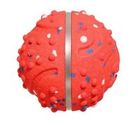 TOPINCN Pelota Interactiva Inteligente de Juguete para Perros, Pelota Rodante Que Rebota en Movimiento Automático, Múltiples Modos de Juego, Móvil Recargable, Juguete para (Rojo)