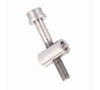 TOPINCN Perno Duradero de Aleación de Titanio M5x30/35/40 Mm, Tornillo de Repuesto para Tija de Sillín para Ciclistas (M5x35)
