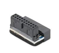 TOPINCN PH19-A Placa Base de Escritorio Conector USB3.0 Convertidor USB en ángulo de 90 Grados para Transmisión sin Pérdidas Adecuado para Espacios de Escritorio Concurridos AB Negro