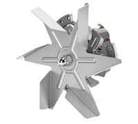 TOPINCN Pieza de Repuesto del Motor del Ventilador del Horno de Secado, Aluminio, 6 Aspas, Alta Velocidad, 1500 a 2500 RPM, Reemplazo del Motor del Ventilador con Presión de Viento de