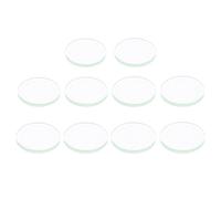 TOPINCN Piezas de Repuesto Profesionales para Lentes de Cristal de Reloj Plano Redondo de 30,5-35 Mm, 10 Piezas para Reparación de Relojes, Práctico Accesorio de Reloj, Material de Vidrio de,