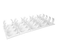 TOPINCN Pinza para Especias, Estante para Tarros de Especias de Cocina Soporte para Botellas de Condimentos Montado en la Pared Gabinete de Almacenamiento de Pared Puerta Clips Colgantes (4 Piezas)