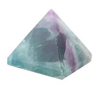 TOPINCN Pirámide De Cristal 100% Natural, Piedra De Lapislázuli, Cristal De Cuarzo, Pirámide De Curación De Reiki Chakras, Decoración De Torre De Energía