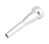 TOPINCN Pista Boquilla de Trompeta de para Tamaño 3C, Forma Cómoda de Cabeza de Pelota, Ideal para Artistas, Plata (SILVER)