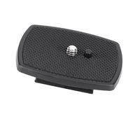 TOPINCN Placa de Montaje de Placa de Liberación Rápida para Cámara con Tornillo de 1/4, Tamaño Pequeño y ABS Portátil para Yunteng VCT668 ST666 690, Ideal para Mochileros (Aplicable a Yunteng