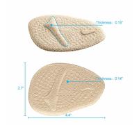 TOPINCN Plantillas de Gel para el antepié de Ball of Foot Cushions para Mujer, Cómodas Almohadillas para Zapatos (2 pares)