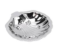 TOPINCN Plato para Servir Refrigerios de Acero Inoxidable 304 Soporte de Joyería de Metal de Grado Alimenticio Bandeja de Exhibición de Joyas Organizador de Joyas con Acabado Pulido