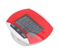 TOPINCN Podómetro Contador de Calorías Profesional para Caminar, Fácil de Usar, para Ejercicio Matutino (Rojo)